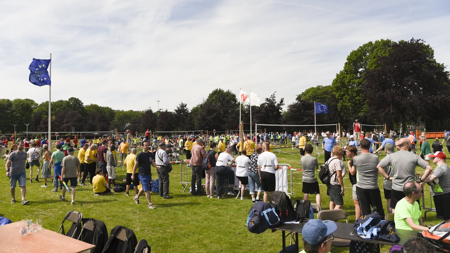 Netbal tijdens finaledagen Nekarea op domein Diesterweg Kalmthout